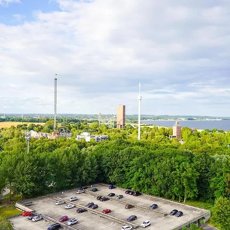 Lägenhet Penthouse Hygge Mit Meerblick & Schwimmbad Am Hansapark Fuer Familien