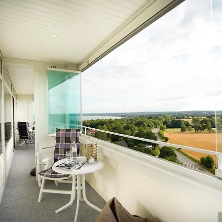 Penthouse Hygge Mit Meerblick & Schwimmbad Am Hansapark Fuer Familien
