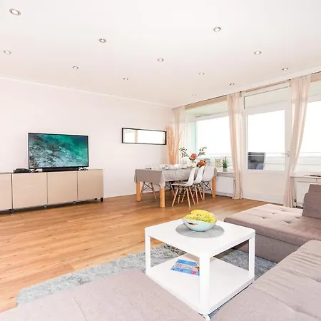 Lägenhet Penthouse Hygge Mit Meerblick & Schwimmbad Am Hansapark Fuer Familien *