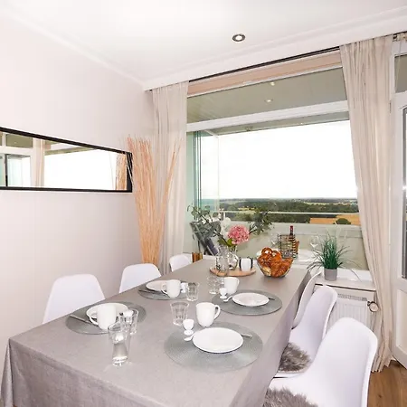 Penthouse Hygge Mit Meerblick & Schwimmbad Am Hansapark Fuer Familien Lägenhet