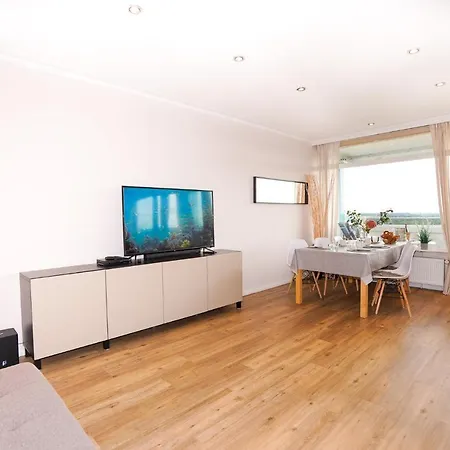 Penthouse Hygge Mit Meerblick & Schwimmbad Am Hansapark Fuer Familien Sierksdorf
